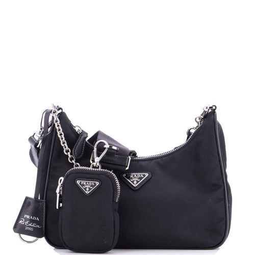 PRADA Re-Edition 2005 Shoulder Bag Tessuto Small