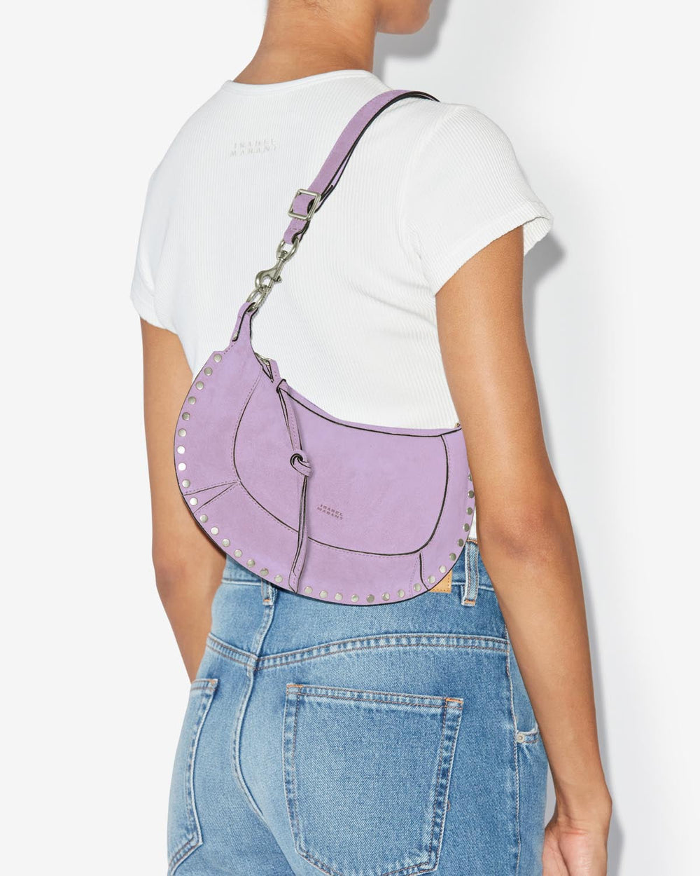 Oskan Moon Bag - Women - Lilac - Isabel Marant