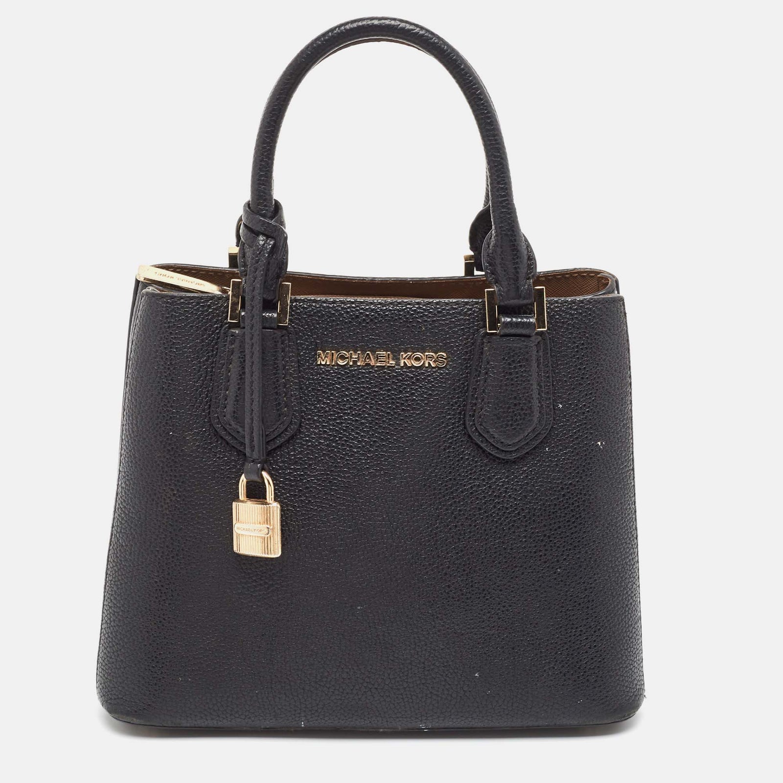 Michael Kors Black Leather Adele Tote