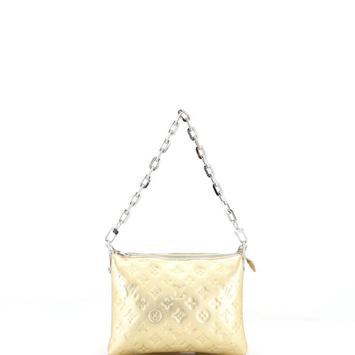 Coussin Bag Monogram Embossed Lambskin PM