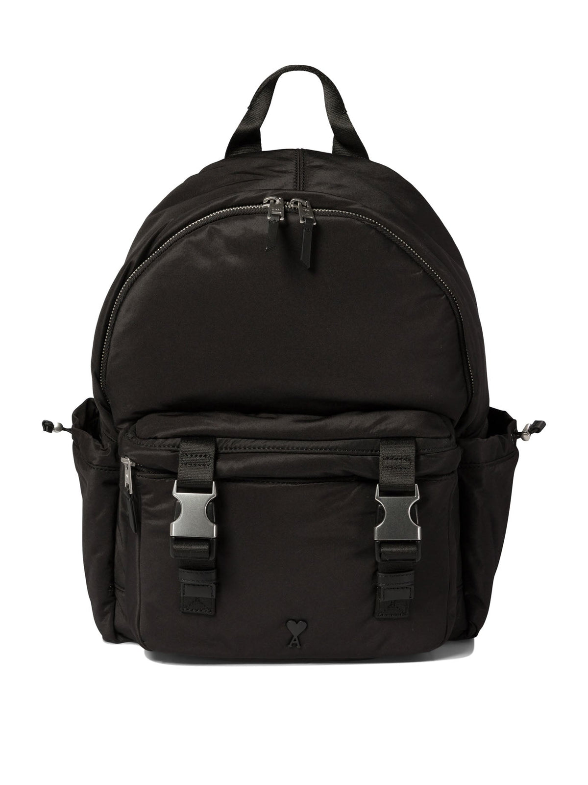 Ami Paris Men's "ami De Coeur" Backpack in Black | ULL300.AW0021001