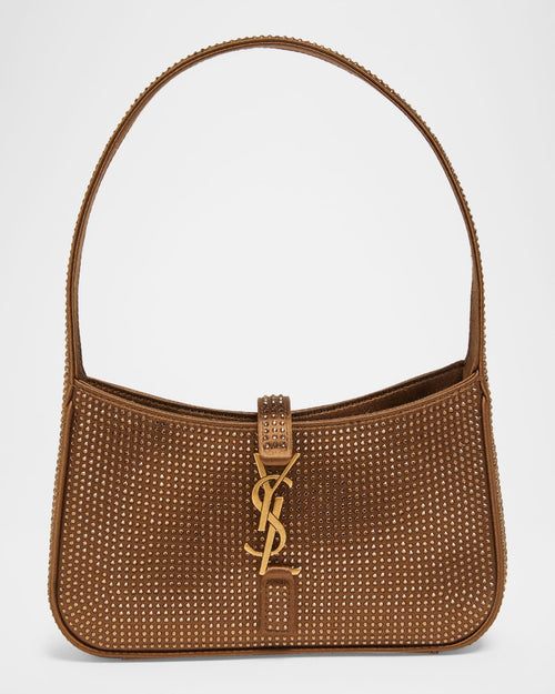 Le 5 A 7 Mini Shoulder Bag in Strass Viscose-Silk