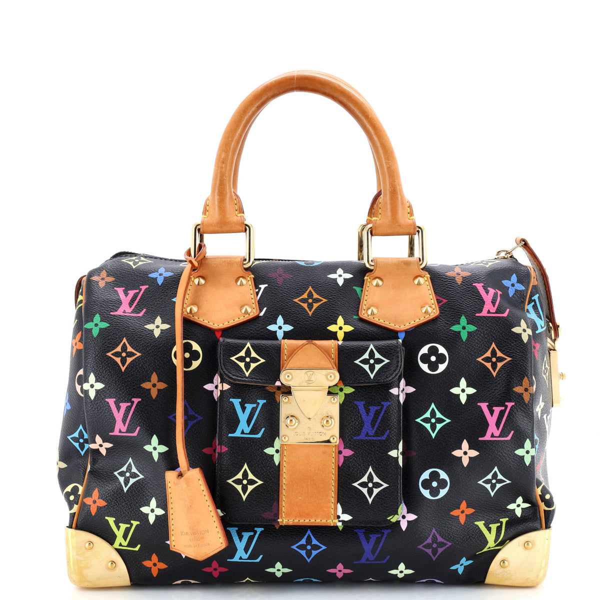 Louis Vuitton Speedy Handbag Monogram Multicolor 30