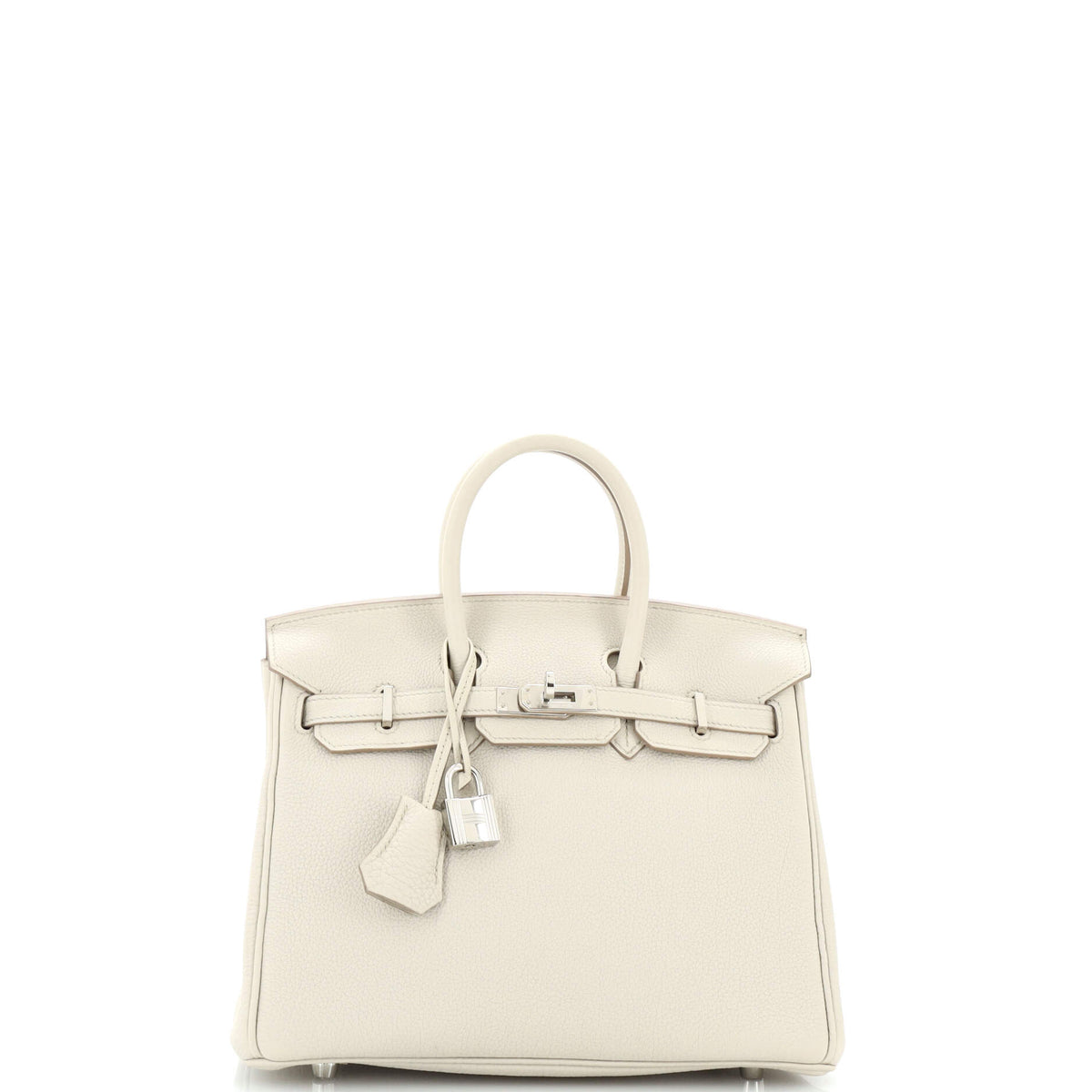 Hermès Birkin Handbag Light Togo with Palladium Hardware 25