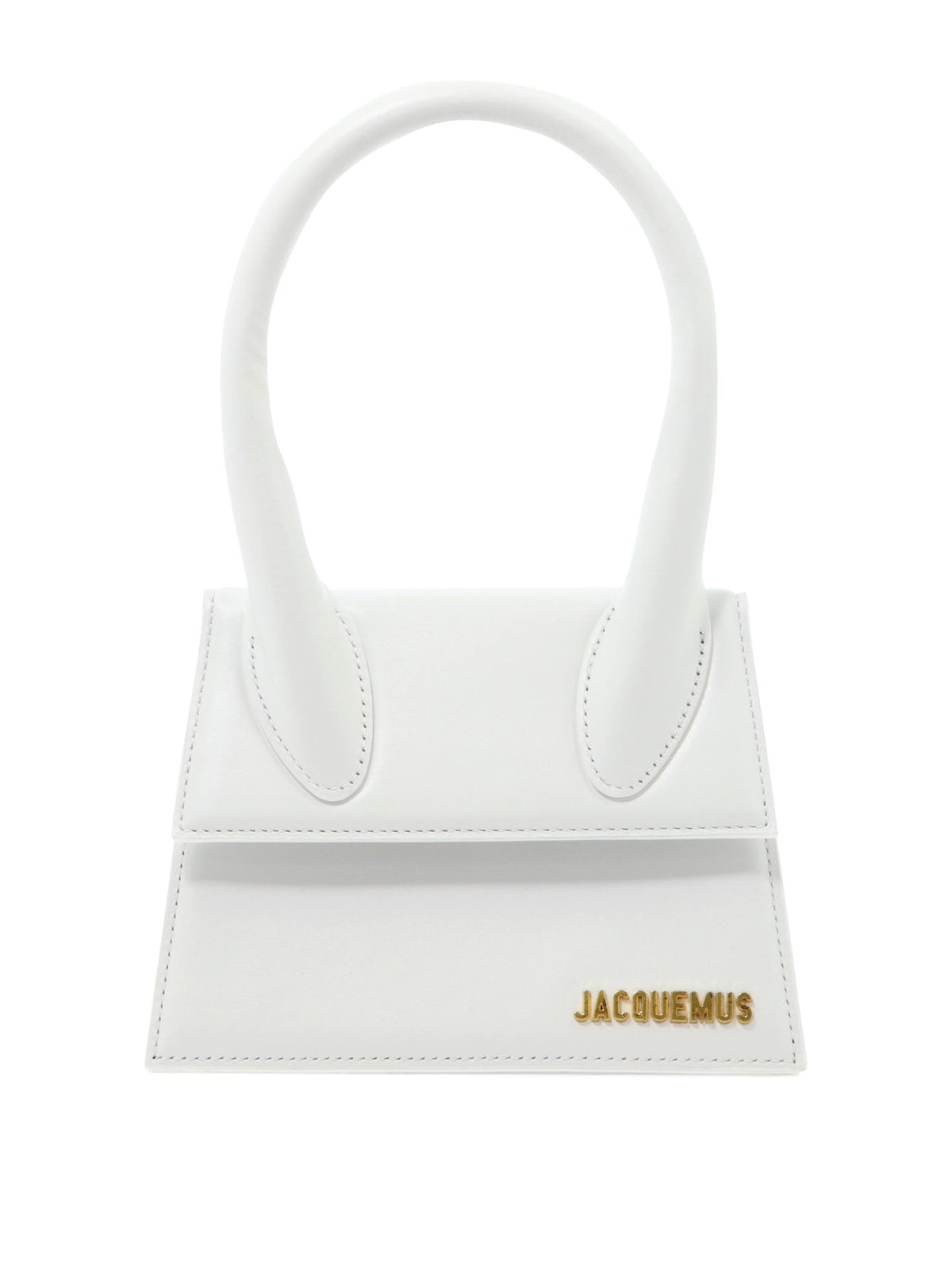 Jacquemus Women's Le Chiquito Moyen Bag in White | 213BA0023000100
