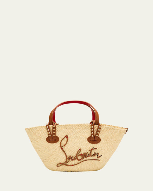 Cabata Mini Basket Tote Bag in Raffia