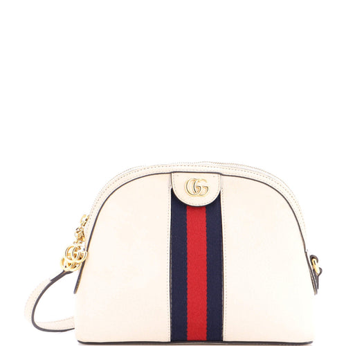 GUCCI Ophidia Dome Shoulder Bag Leather Small