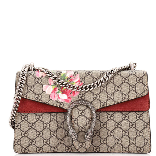GUCCI Dionysus Bag Blooms Print GG Coated Canvas Small