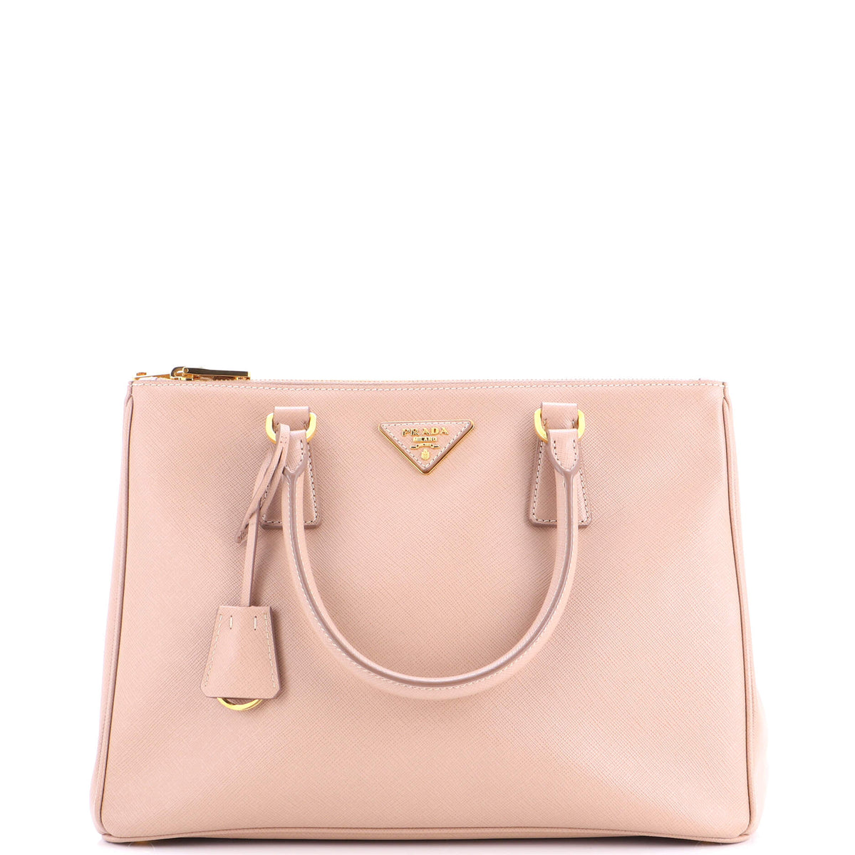 Prada PRADA Galleria Double Zip Tote Saffiano Leather Medium