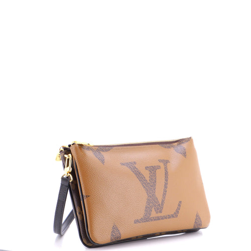 Double Zip Pochette Reverse Monogram Giant