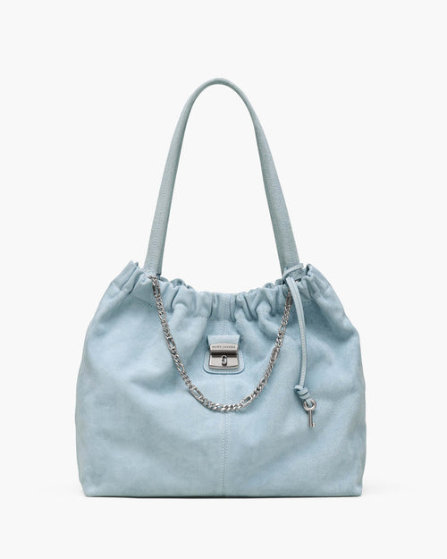 Marc Jacobs The Suede Cristina Tote in Blue Mist