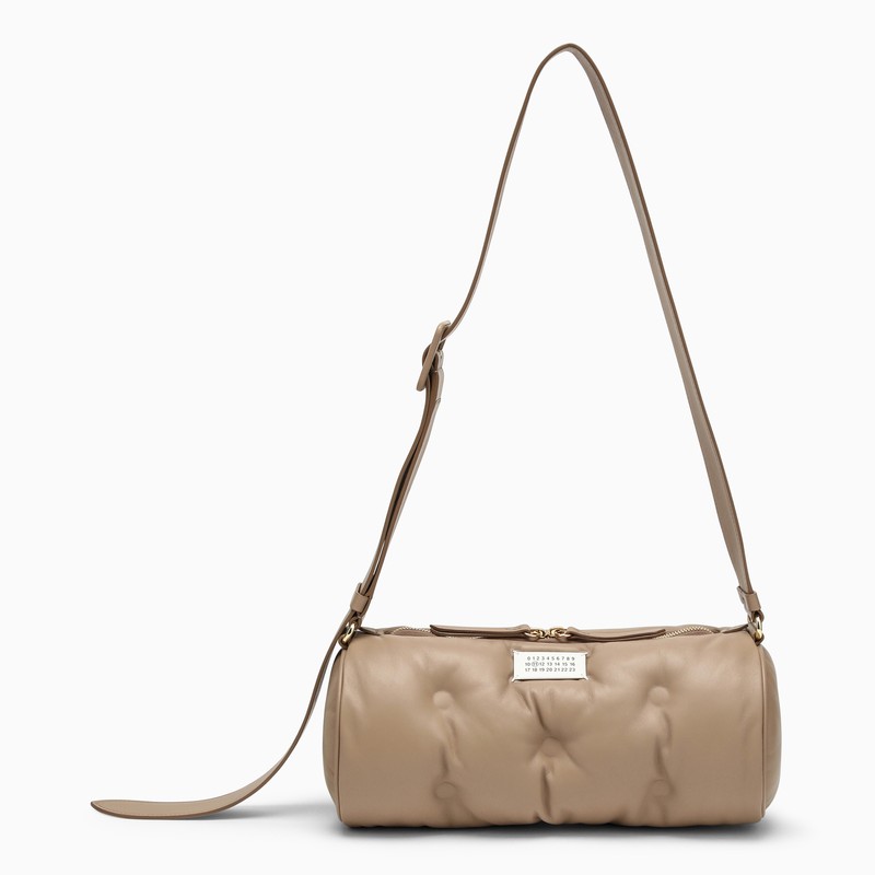 Maison Margiela Beige Leather Glam Slam Pillow Bag