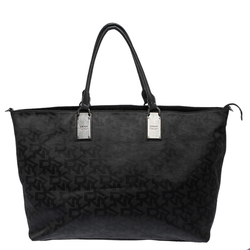 DKNY DKNY Black Signature Canvas Tote