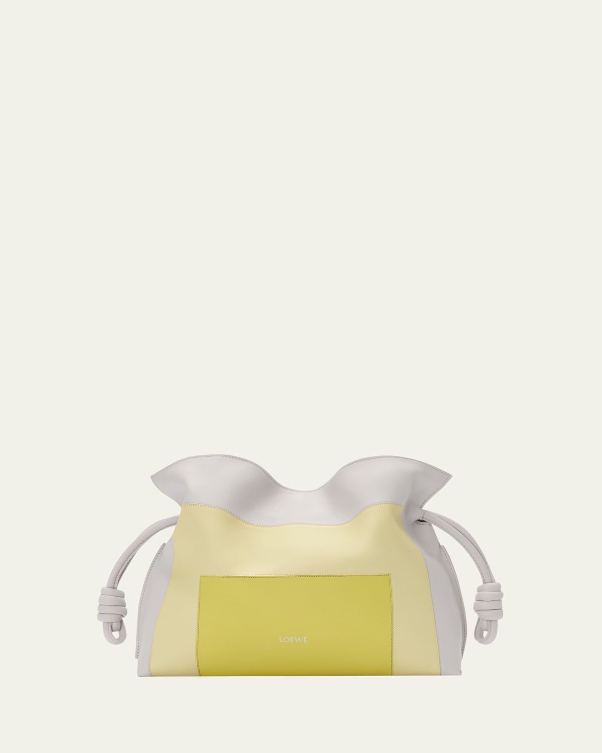 Loewe x Albers Flamenco Medium Clutch Bag in Nappa Leather