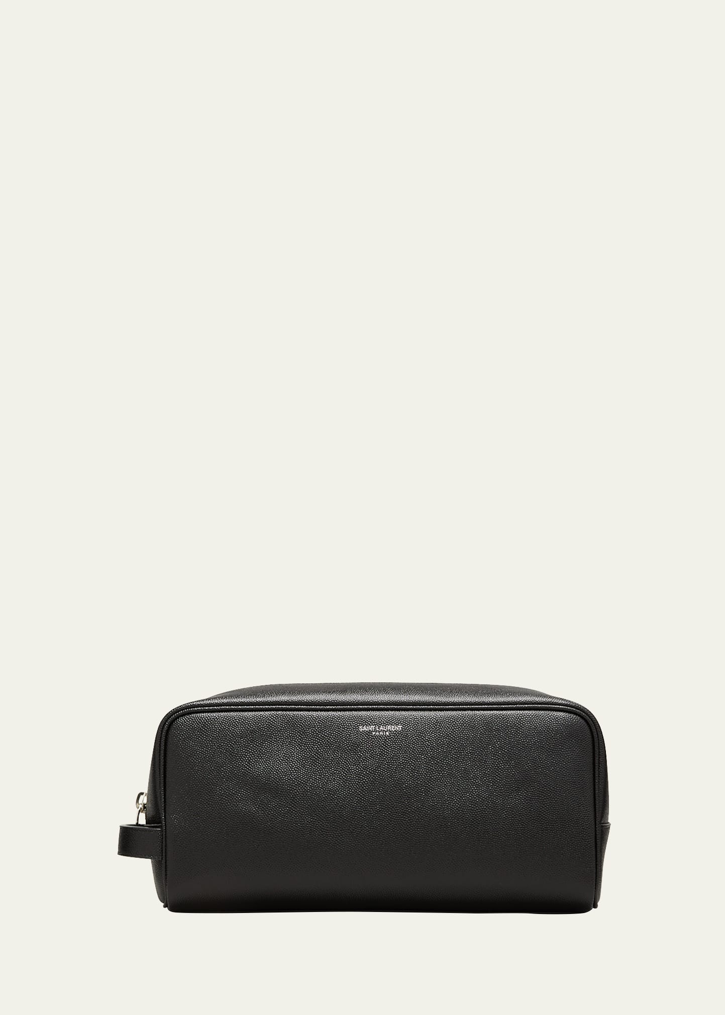 Saint Laurent Men's Leather Toiletry Bag