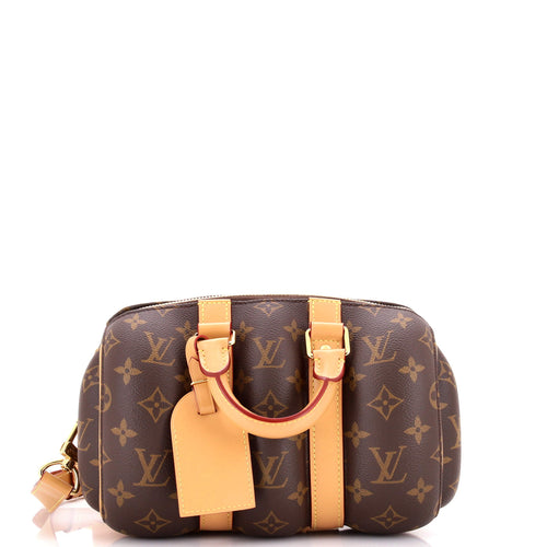 Keepall Bandouliere Bag Blown Up Monogram Canvas 25