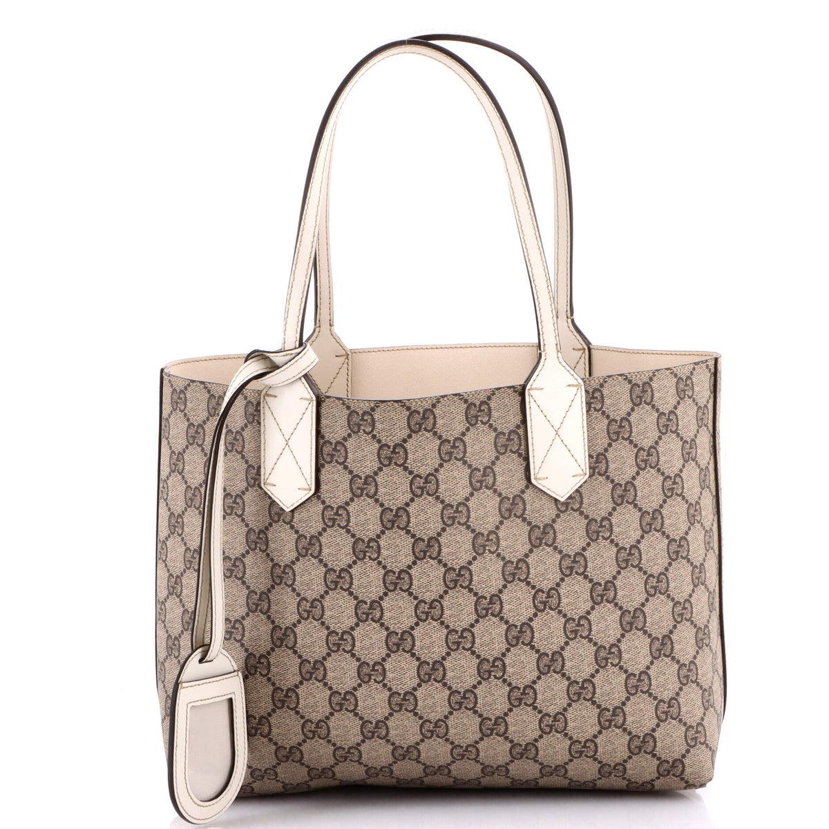 Gucci GUCCI Reversible Tote GG Print Leather Small