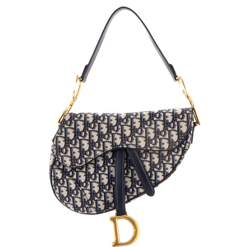 Saddle Handbag Oblique Canvas Medium