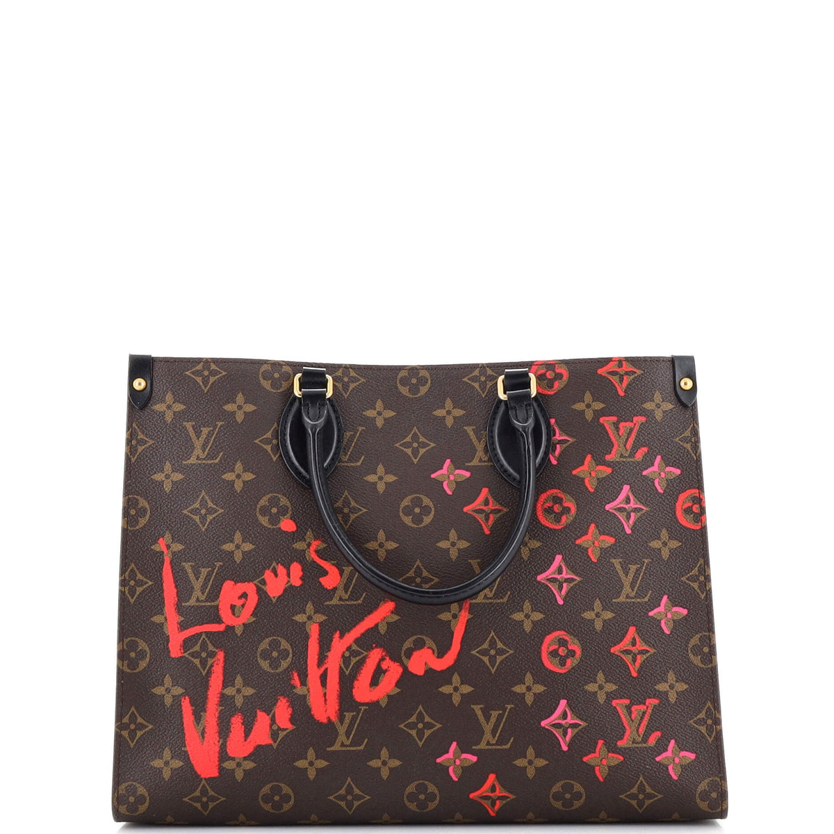 Louis Vuitton OnTheGo Tote Limited Edition Fall in Love Monogram Canvas MM