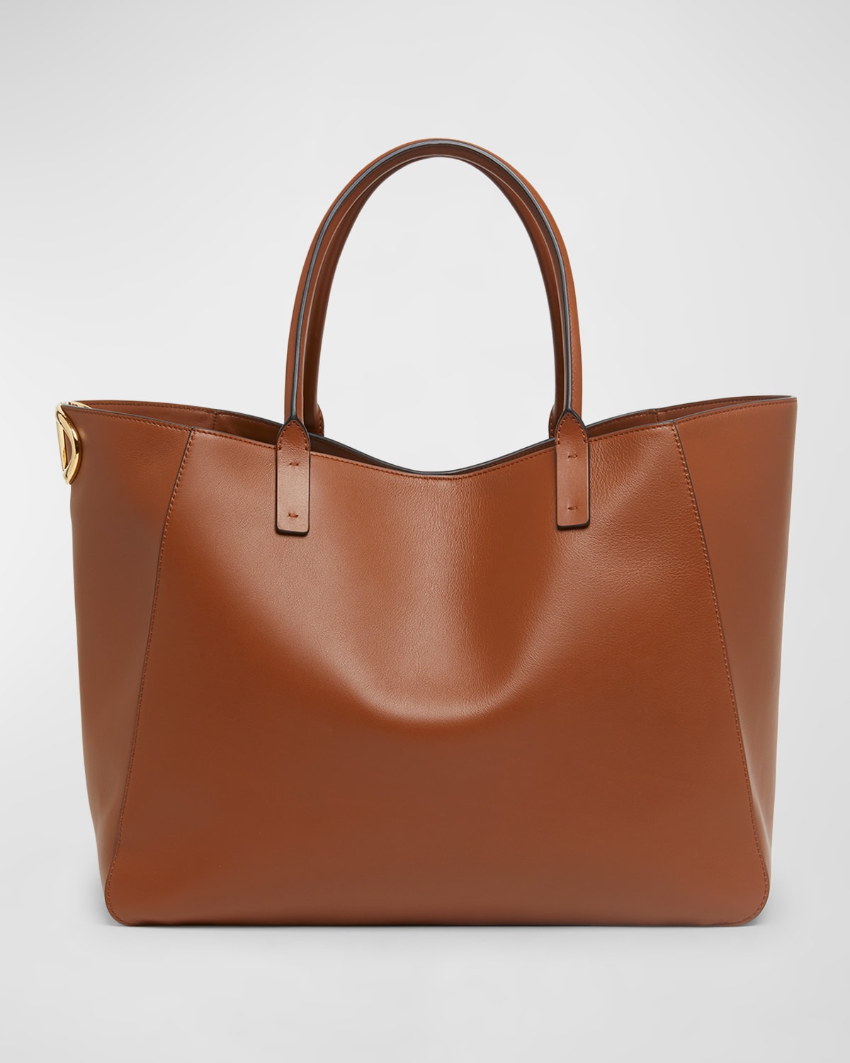 Valentino VLOGO Large Calfskin Tote Bag