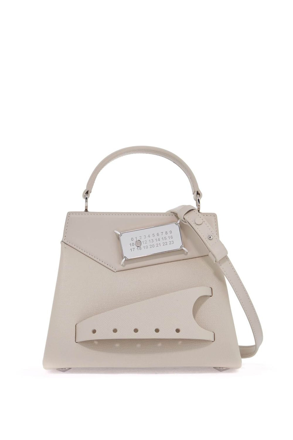 Maison Margiela Small Snatched Handbag in Neutro | S56WG0168P4745
