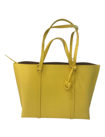 Pinko Women's Luxurious Leather Bag Accessory in Yellow | Size UNI | 102832 Color A1LFH85Q