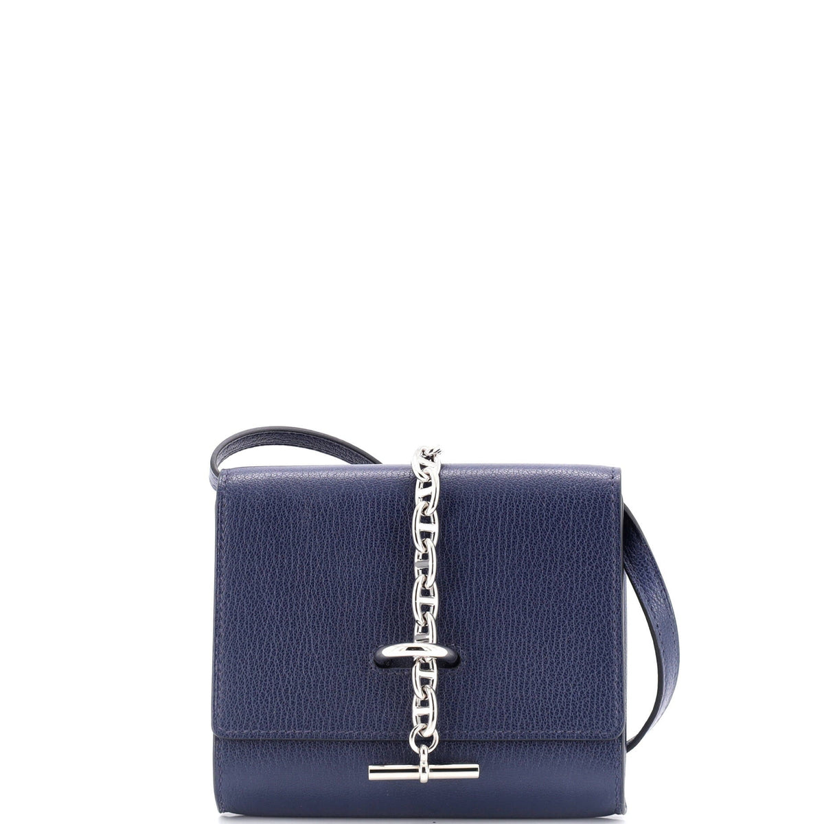 Herm?s Chaine d'Ancre Compact Wallet on Strap Chevre Mysore