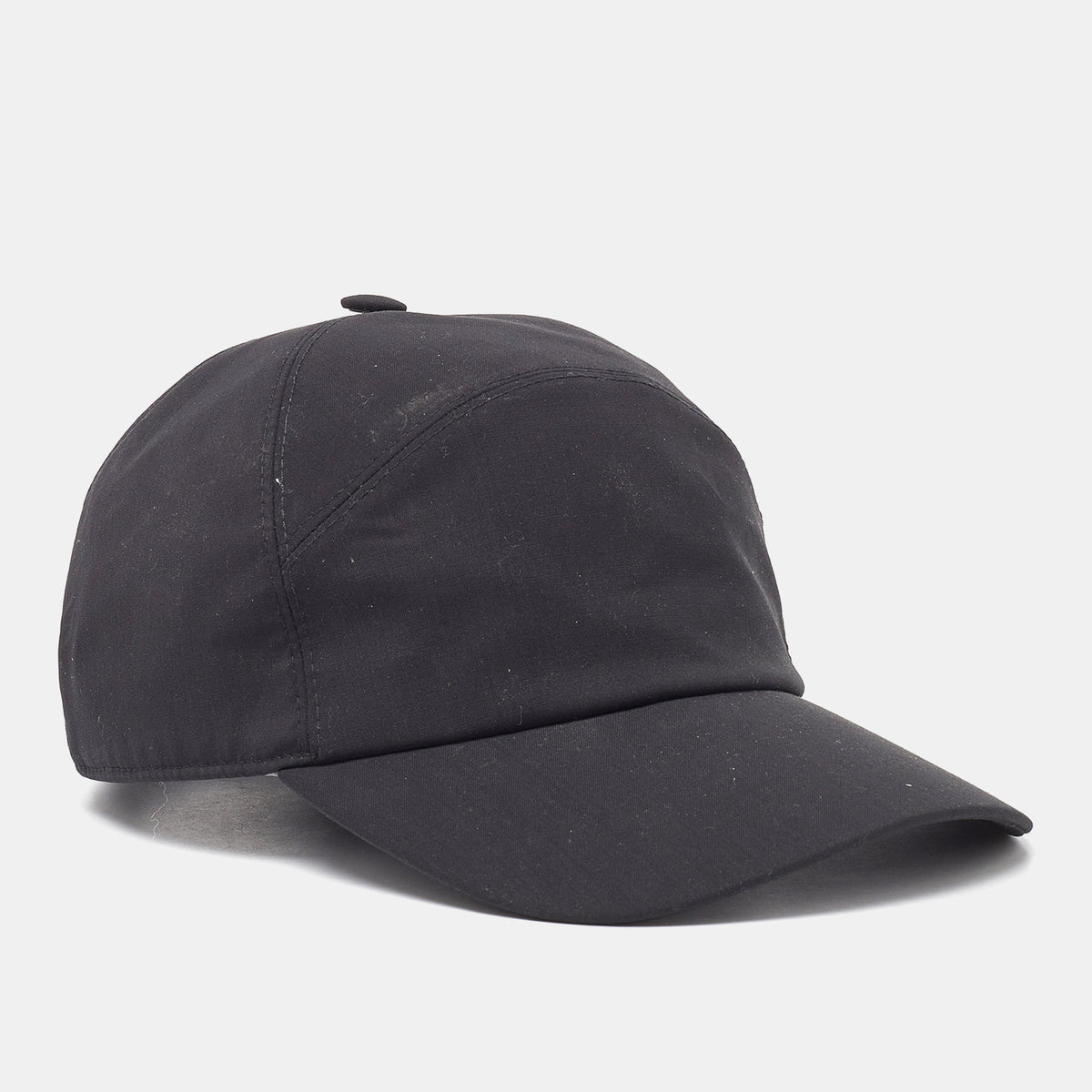 Ermenegildo Zegna Black Wool Baseball Cap M