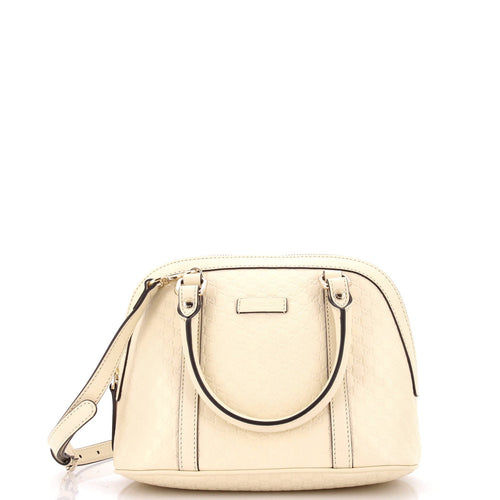 GUCCI Convertible Dome Satchel (Outlet) Microguccissima Leather Mini