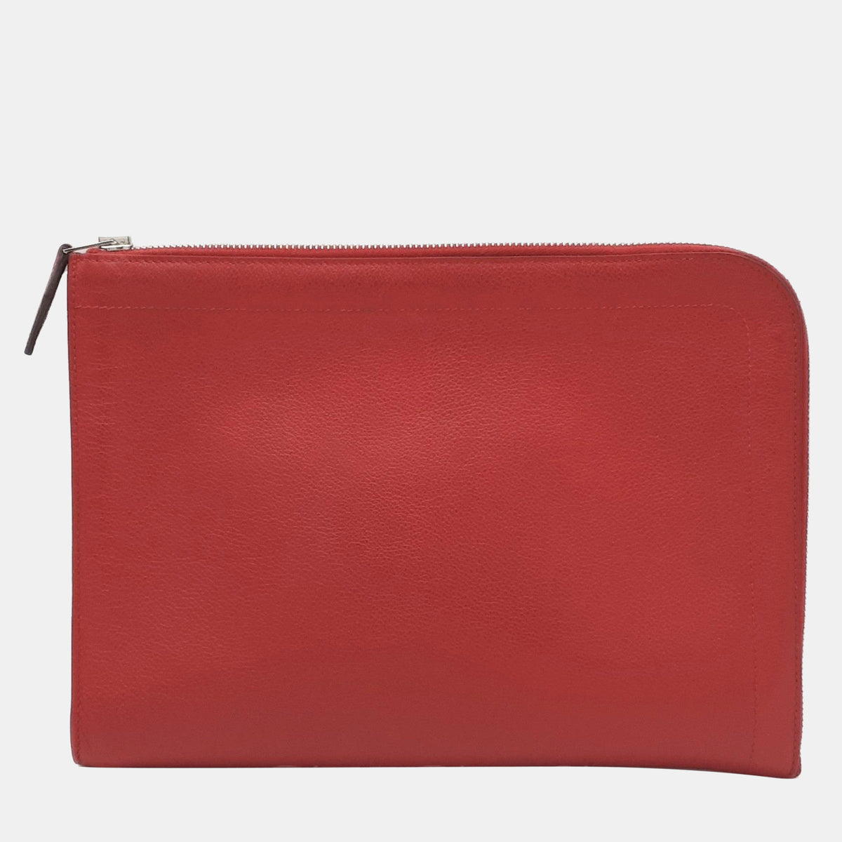 Hermès Red Leather Pouch
