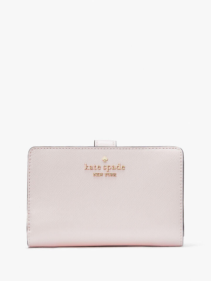 Kate Spade Au Madison Interior Strawberry Garden Printed Boxed Medium Compact Bifold Wallet