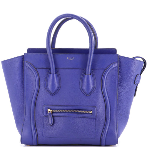 CELINE Luggage Bag Grainy Leather Mini