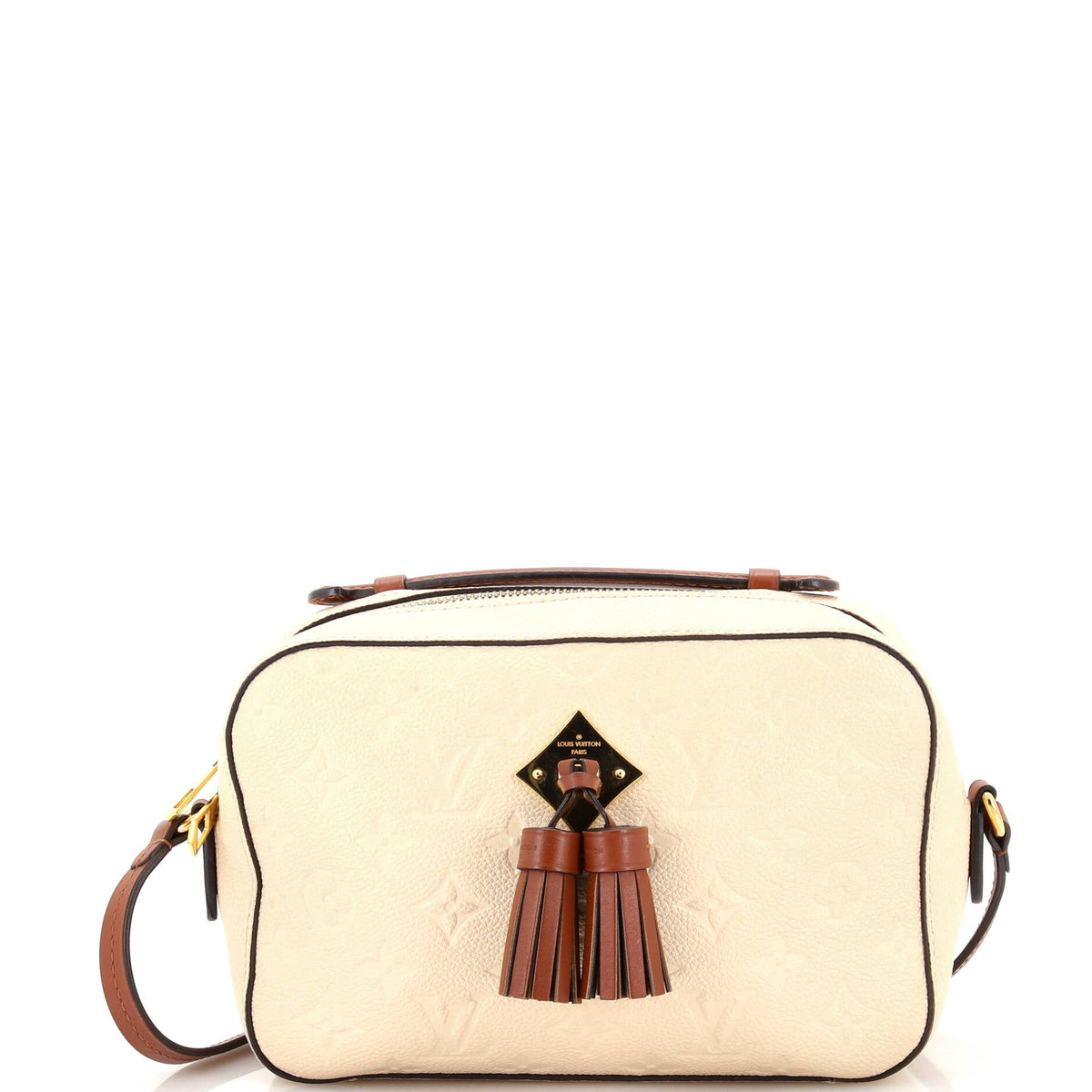 Louis Vuitton Saintonge Handbag Monogram Empreinte Leather