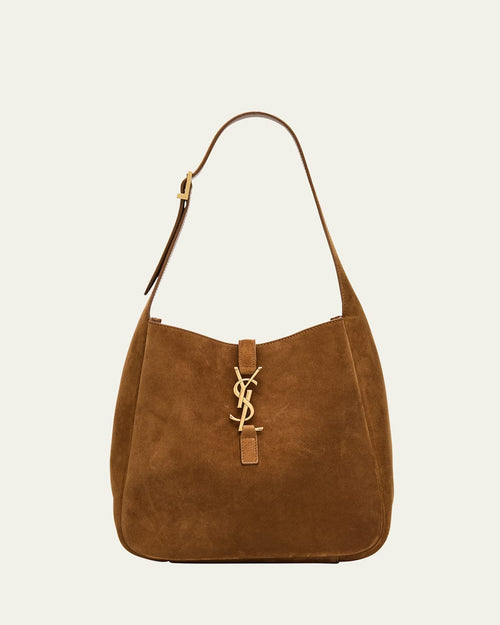 Le 5 A 7 Small Suede Hobo Shoulder Bag