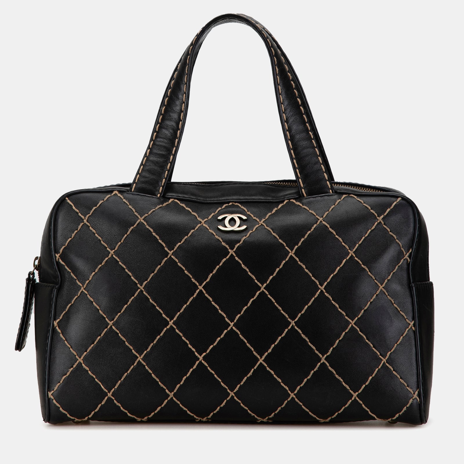 Chanel CC Wild Stitch Lammleder Handtasche