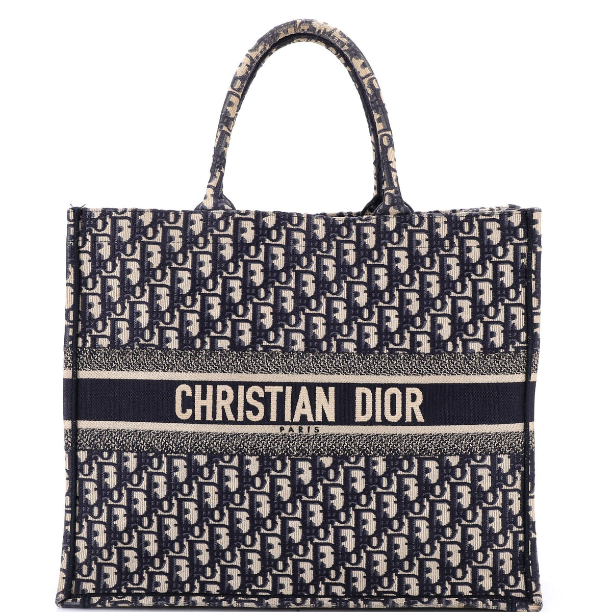 Christian Dior Book Tote Oblique Canvas Large