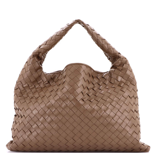 Hop Hobo Intrecciato Leather Small