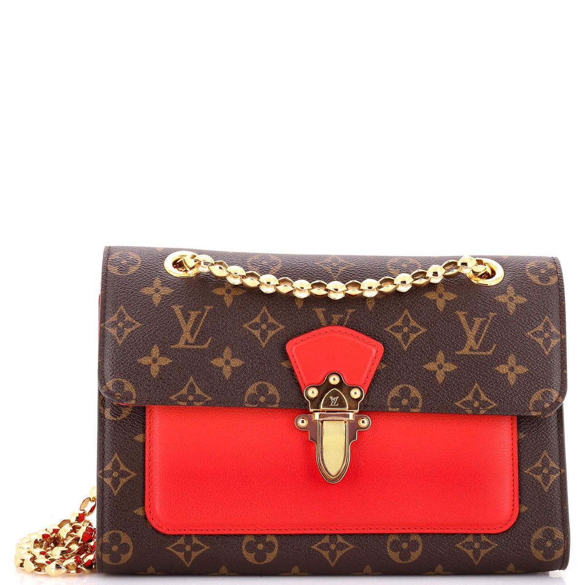 Louis Vuitton Victoire Handbag Monogram Canvas and Leather