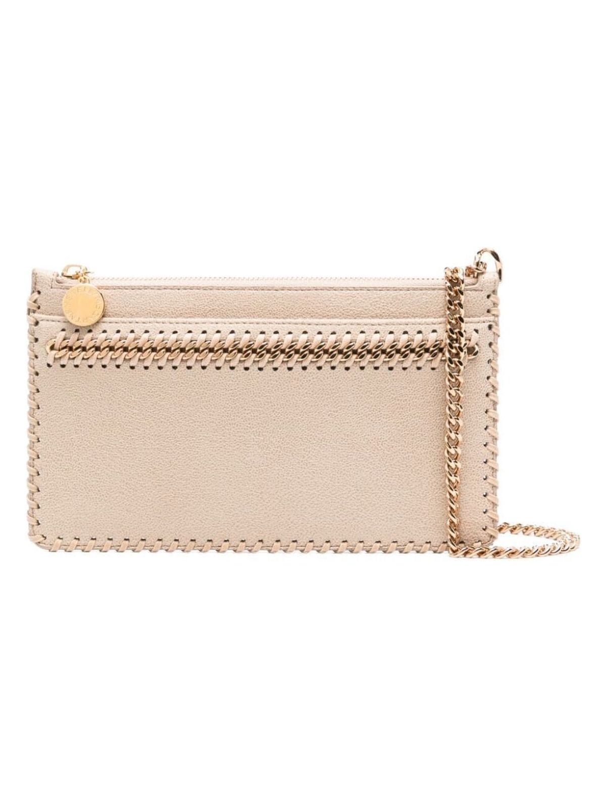 Stella Mccartney Women's Falabella Clutch in Nude & Neutrals | Size UNICA | 7P0068W9355