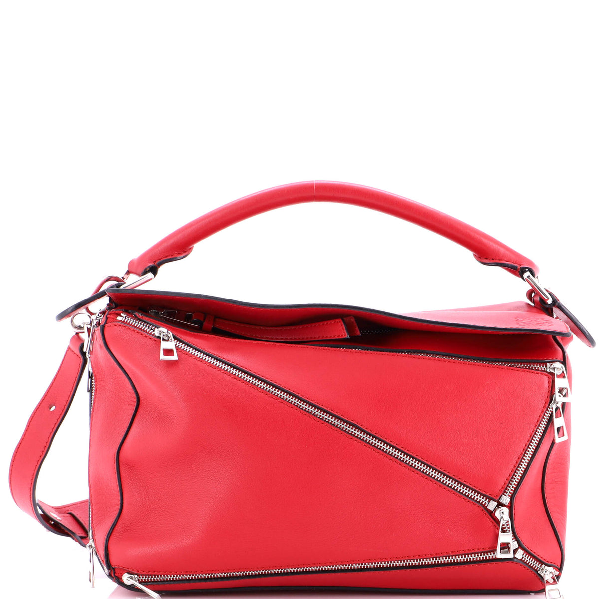 Loewe LOEWE Puzzle Bag Zipper Embellished Leather Medium