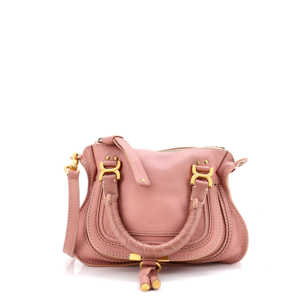 Chloe CHLOE Marcie Satchel Leather Baby