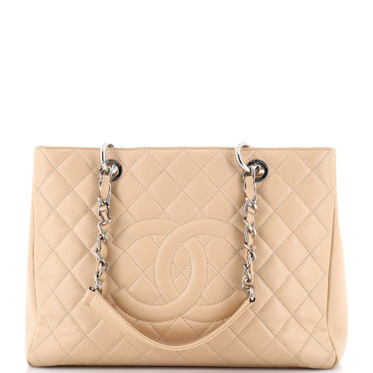 Chanel CHANEL Grand Shopping Tote Quilted Caviar