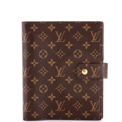 Ring Agenda Cover Monogram Canvas GM