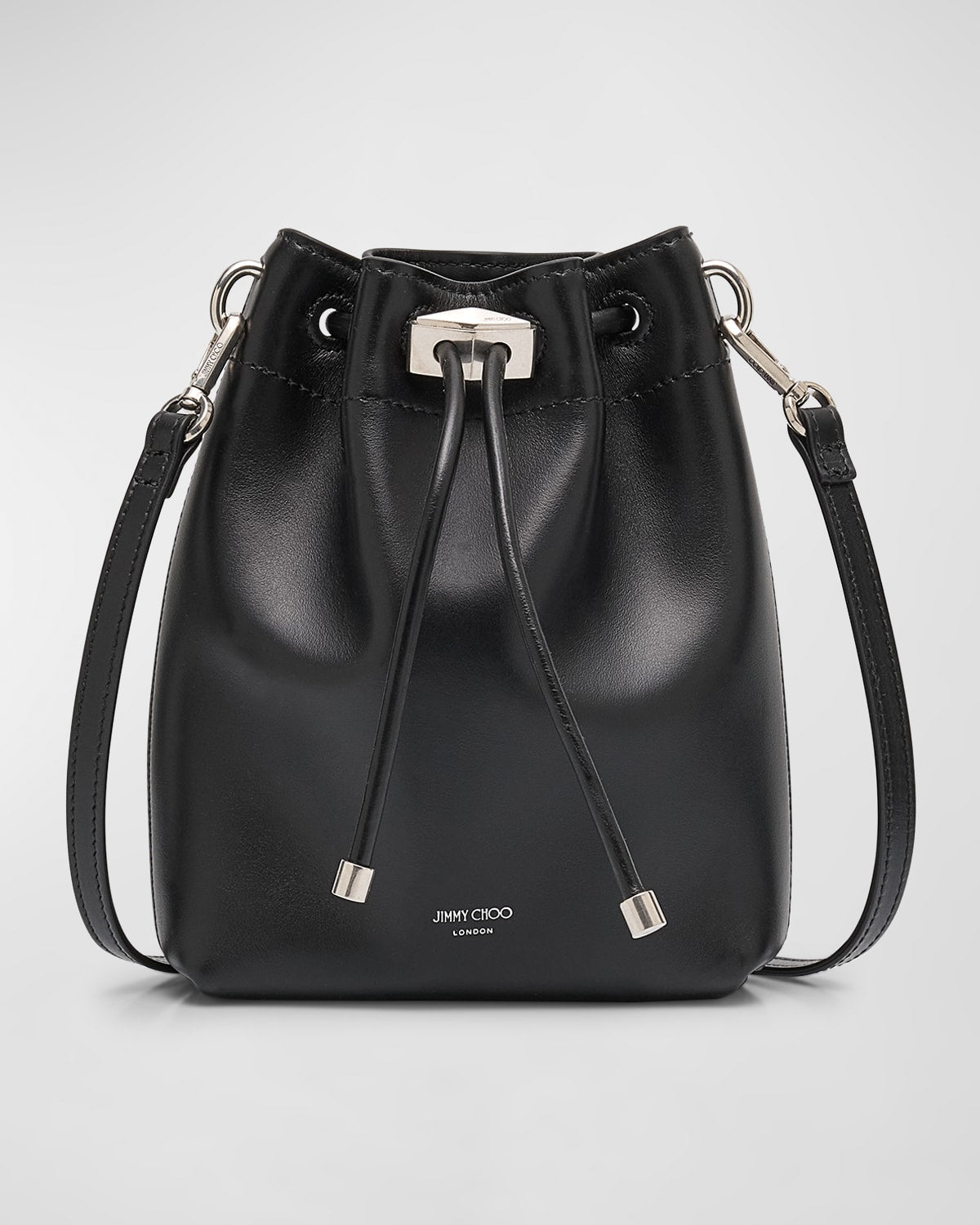 Jimmy Choo Bon Bon Mini Leather Bucket Bag