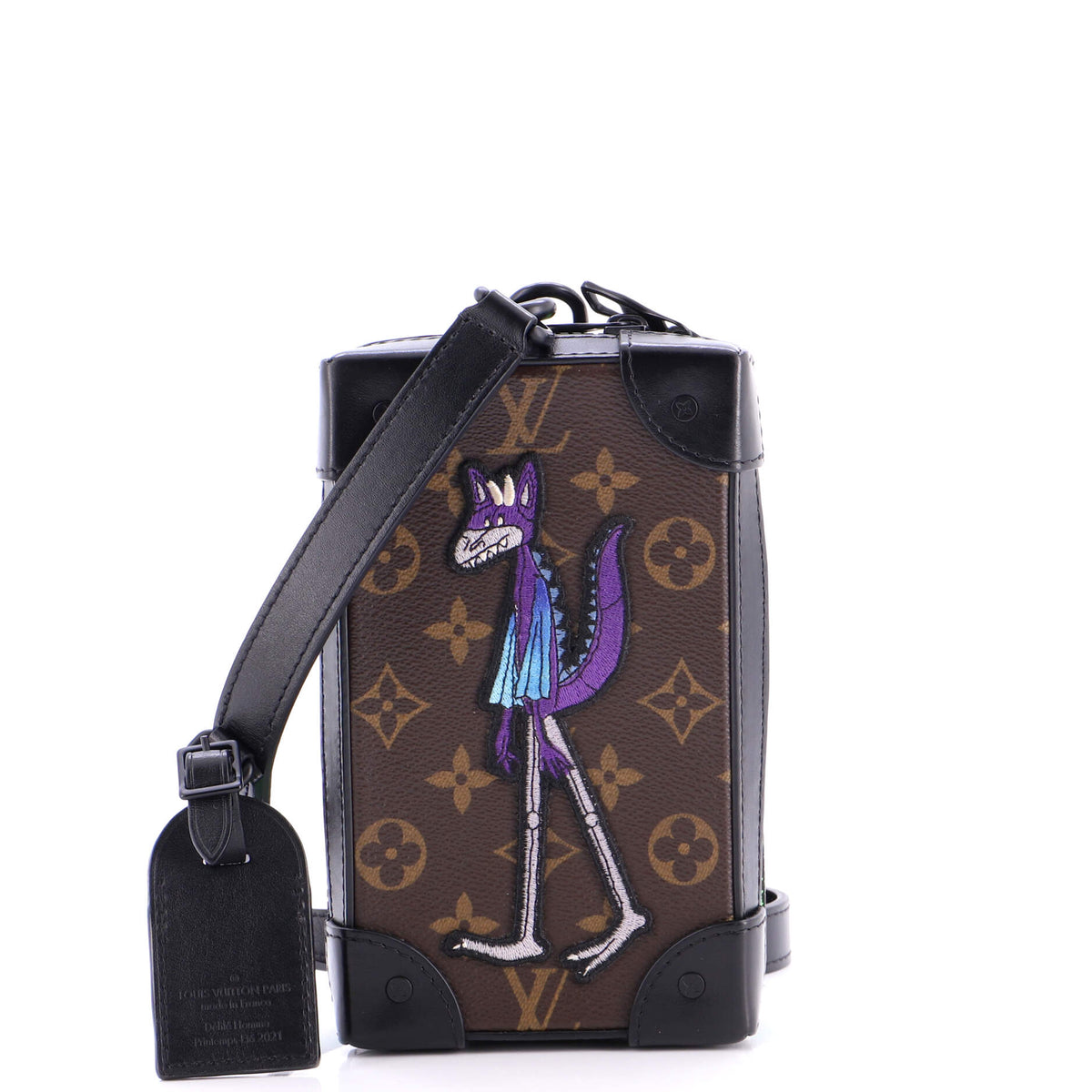 Louis Vuitton Soft Trunk Phone Box Monogram Canvas with LV Friends Patch