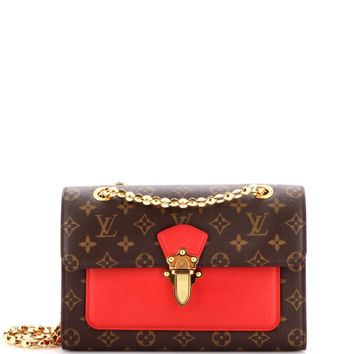 Louis Vuitton Victoire Handbag Monogram Canvas and Leather