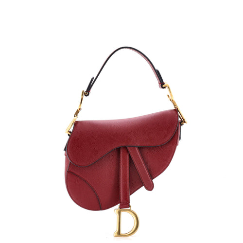 Saddle Handbag Leather Mini