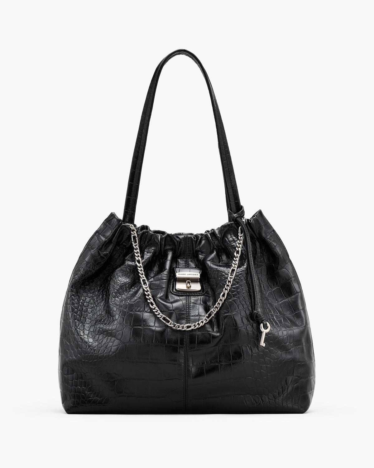 Marc Jacobs Marc Jacobs The Croc Cristina Tote in Black