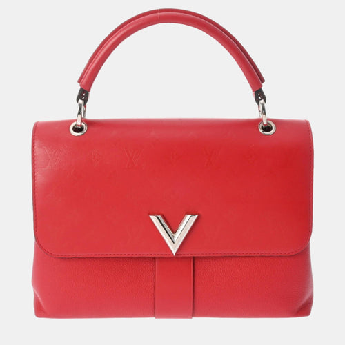 Red Monogram Leather Very Chain Bag