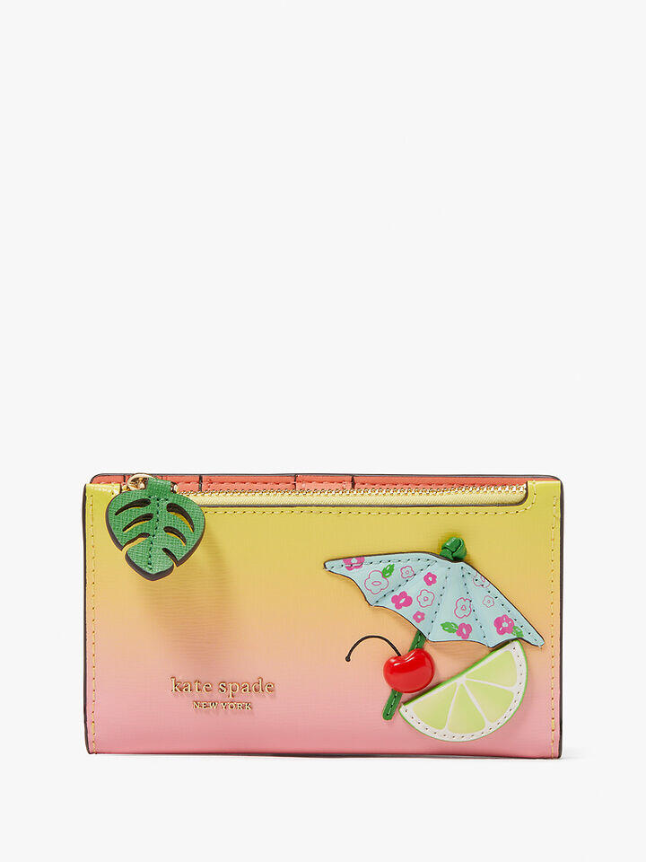 Kate Spade Au Playa Ombre Small Slim Bifold Wallet